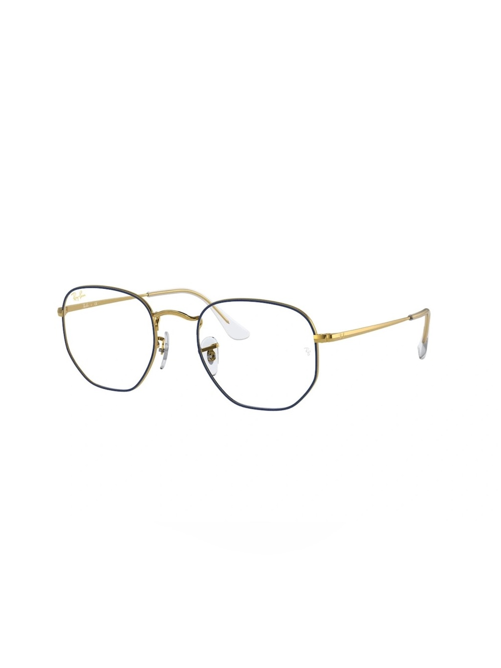 NWOT-Ray-Ban RX 6448 - 3105 Blue On Legend Gold | Eyeglasses Unisex